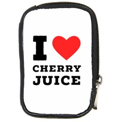 I Love Cherry Juice Compact Camera Leather Case by ilovewhateva