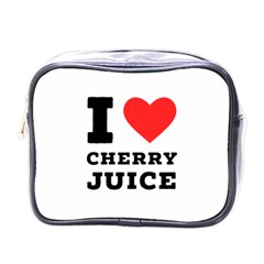 I Love Cherry Juice Mini Toiletries Bag (one Side) by ilovewhateva