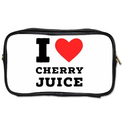 I Love Cherry Juice Toiletries Bag (one Side) by ilovewhateva