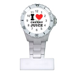 I Love Cherry Juice Plastic Nurses Watch by ilovewhateva