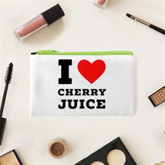 I Love Cherry Juice Cosmetic Bag (xs) by ilovewhateva