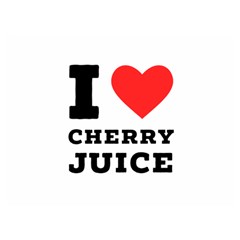 I Love Cherry Juice Premium Plush Fleece Blanket (extra Small) by ilovewhateva