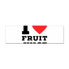 I Love Fruit Juice Sticker Bumper (100 Pack) by ilovewhateva