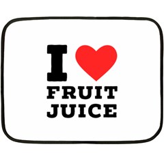 I Love Fruit Juice Fleece Blanket (mini) by ilovewhateva