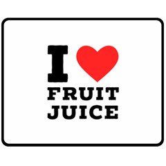 I Love Fruit Juice Fleece Blanket (medium)