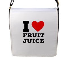 I Love Fruit Juice Flap Closure Messenger Bag (l) by ilovewhateva