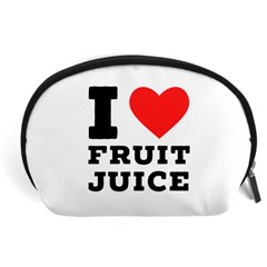 I Love Fruit Juice Accessory Pouch (large) by ilovewhateva