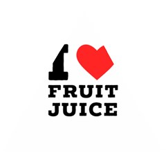 I Love Fruit Juice Wooden Puzzle Triangle by ilovewhateva