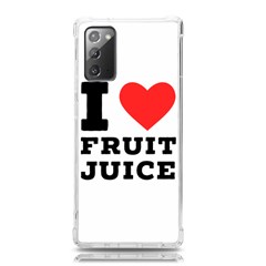 I Love Fruit Juice Samsung Galaxy Note 20 Tpu Uv Case by ilovewhateva