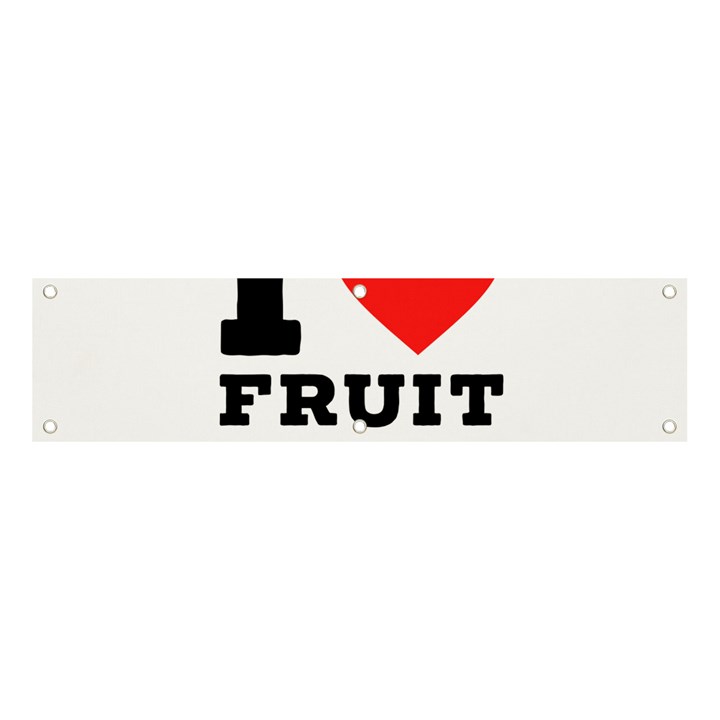 I love fruit juice Banner and Sign 4  x 1 