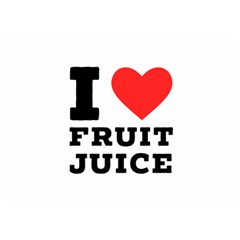 I Love Fruit Juice Premium Plush Fleece Blanket (extra Small) by ilovewhateva