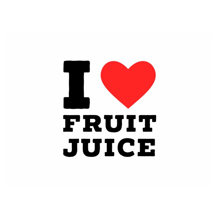 I love fruit juice Two Sides Premium Plush Fleece Blanket (Extra Small)