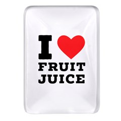 I Love Fruit Juice Rectangular Glass Fridge Magnet (4 Pack) by ilovewhateva