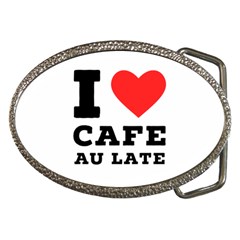 I love cafe au late Belt Buckles