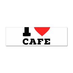 I love cafe au late Sticker Bumper (10 pack)