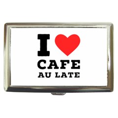 I Love Cafe Au Late Cigarette Money Case by ilovewhateva