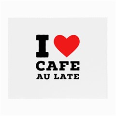 I love cafe au late Small Glasses Cloth