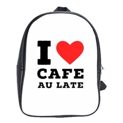 I love cafe au late School Bag (Large)