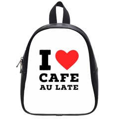 I love cafe au late School Bag (Small)