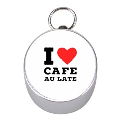 I Love Cafe Au Late Mini Silver Compasses by ilovewhateva