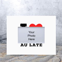 I Love Cafe Au Late White Tabletop Photo Frame 4 x6  by ilovewhateva