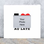 I love cafe au late White Wall Photo Frame 5  x 7  Front