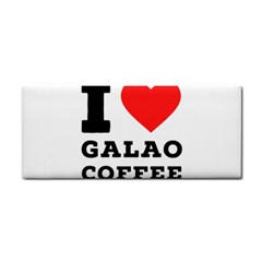 I Love Galao Coffee Hand Towel by ilovewhateva