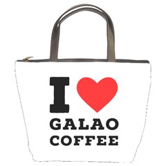 I Love Galao Coffee Bucket Bag by ilovewhateva