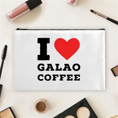 I Love Galao Coffee Cosmetic Bag (large) by ilovewhateva