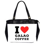 I love galao coffee Oversize Office Handbag (2 Sides) Front