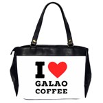 I love galao coffee Oversize Office Handbag (2 Sides) Back