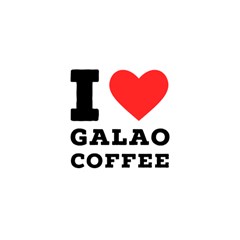 I Love Galao Coffee Shower Curtain 48  X 72  (small)  by ilovewhateva