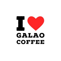 I Love Galao Coffee Play Mat (square) by ilovewhateva