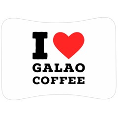 I Love Galao Coffee Velour Seat Head Rest Cushion by ilovewhateva