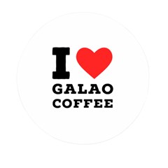 I Love Galao Coffee Mini Round Pill Box (pack Of 3) by ilovewhateva