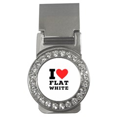 I Love Flat White Money Clips (cz) 