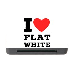 I Love Flat White Memory Card Reader With Cf by ilovewhateva