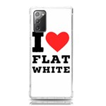 I love flat white Samsung Galaxy Note 20 TPU UV Case Front