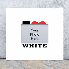 I Love Flat White White Wall Photo Frame 5  X 7  by ilovewhateva