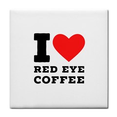 I Love Red Eye Coffee Face Towel by ilovewhateva