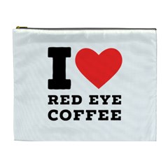 I Love Red Eye Coffee Cosmetic Bag (xl) by ilovewhateva