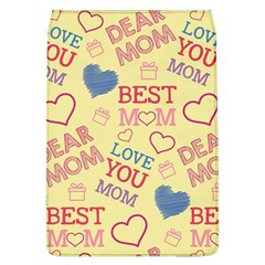 Love Mom Happy Mothers Day I Love Mom Graphic Pattern Removable Flap Cover (l) by Ravend