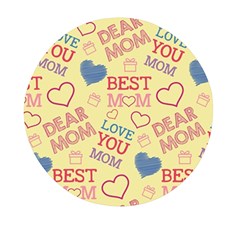 Love Mom Happy Mothers Day I Love Mom Graphic Pattern Mini Round Pill Box (pack Of 3) by Ravend