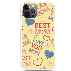 Love Mom Happy Mothers Day I Love Mom Graphic Pattern Iphone 12 Pro Max Tpu Uv Print Case by Ravend