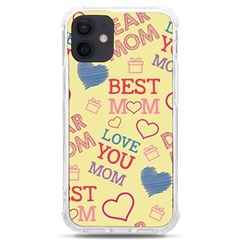 Love Mom Happy Mothers Day I Love Mom Graphic Pattern Iphone 12 Mini Tpu Uv Print Case	 by Ravend