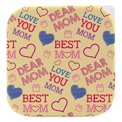 Love Mom Happy Mothers Day I Love Mom Graphic Pattern Stacked Food Storage Container by Ravend