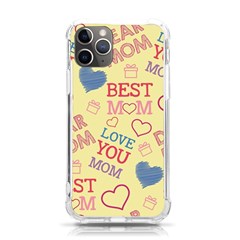 Love Mom Happy Mothers Day I Love Mom Graphic Pattern Iphone 11 Pro 5 8 Inch Tpu Uv Print Case by Ravend