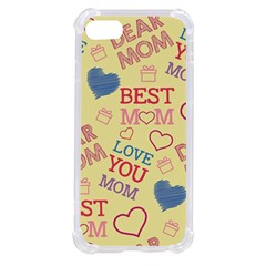 Love Mom Happy Mothers Day I Love Mom Graphic Pattern Iphone Se by Ravend