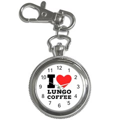 I Love Lungo Coffee  Key Chain Watches by ilovewhateva