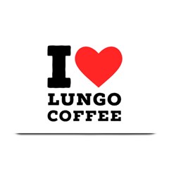 I Love Lungo Coffee  Plate Mats by ilovewhateva